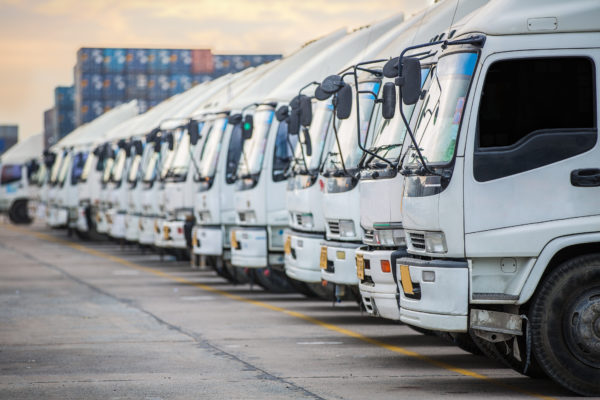 LKW-Leasing-2 LKW-Flotte zum Leasing-Vertrag bereit