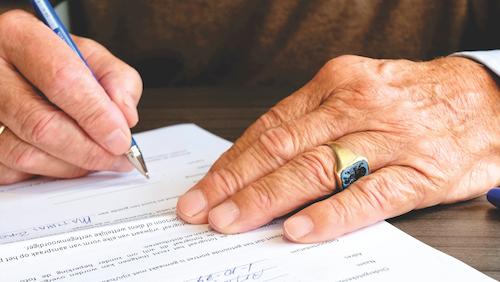 Finanzierung fortsetzen - Eine Unterschrift genügt