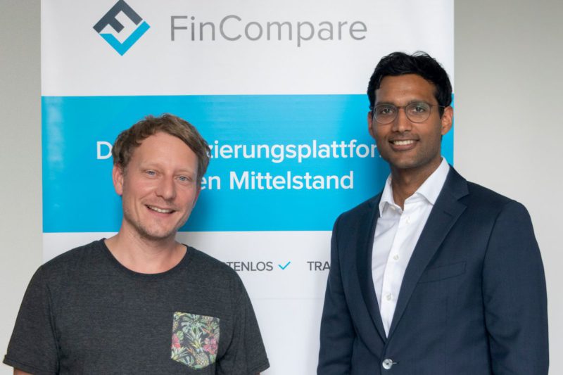 Tobias Janiesch (links) und Dr. Luv Singh verstärken das FinCompare-Management-Team