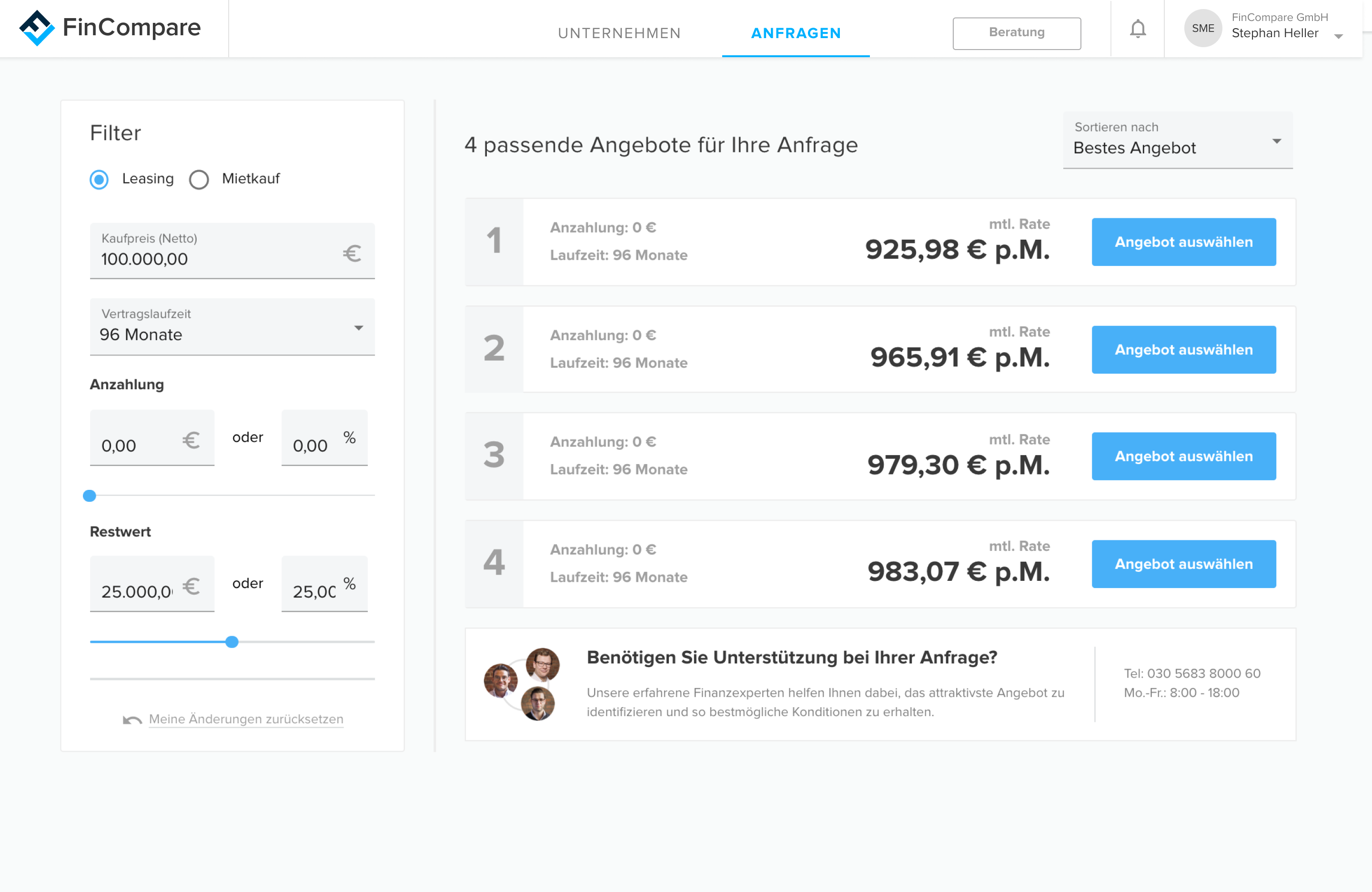 Fincompare Die Digitale Plattform Fur Mittelstandsfinanzierung