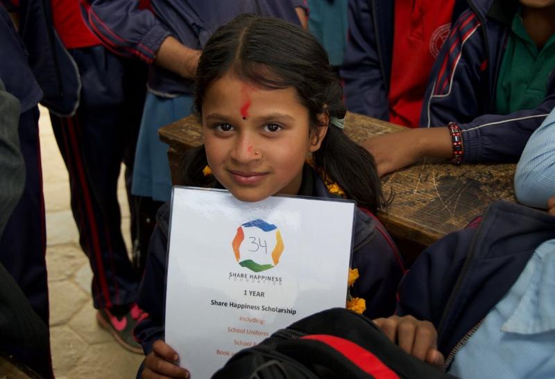 Share Happiness Foundation engagiert sich für Bildung in Nepal